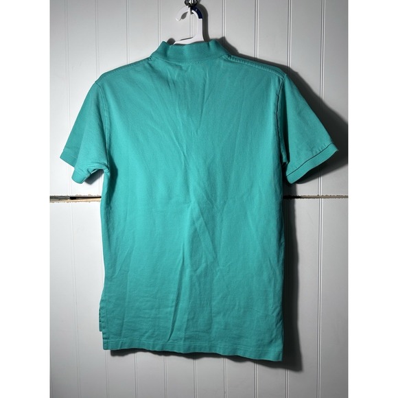 Polo Ralph Lauren Shirt Mens Small Teal Green Short Sleeve Pique Cotton Polo - Picture 7 of 7